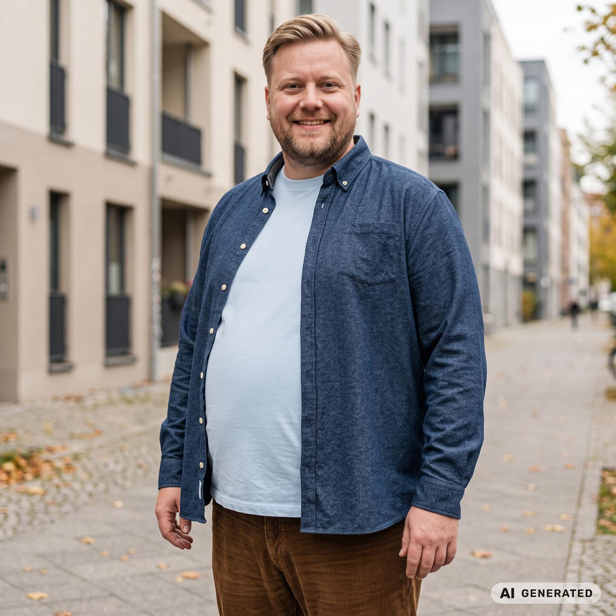 Pfundskerl Flanellhemd dunkelblau