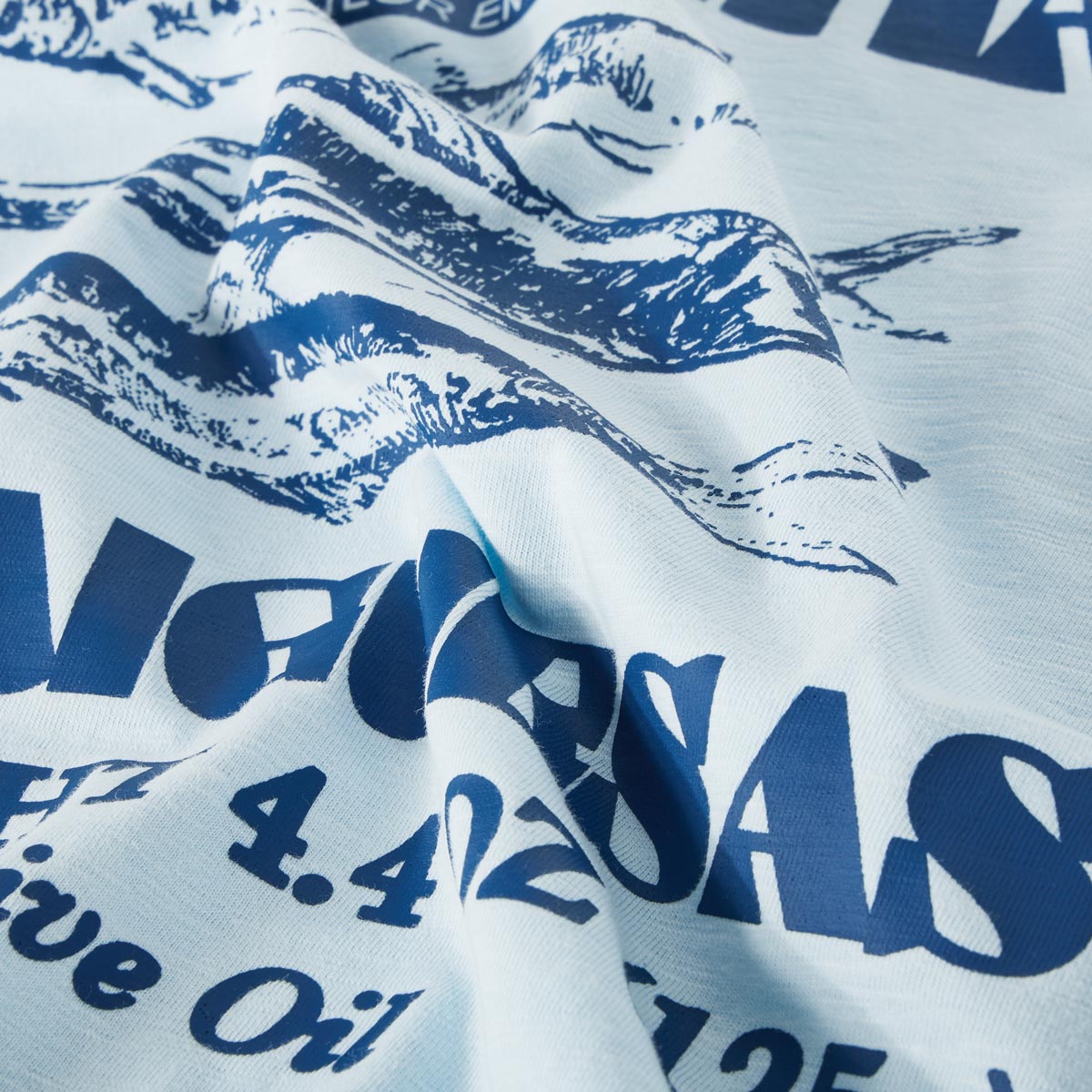 s.Oliver T-Shirt mit Print hellblau