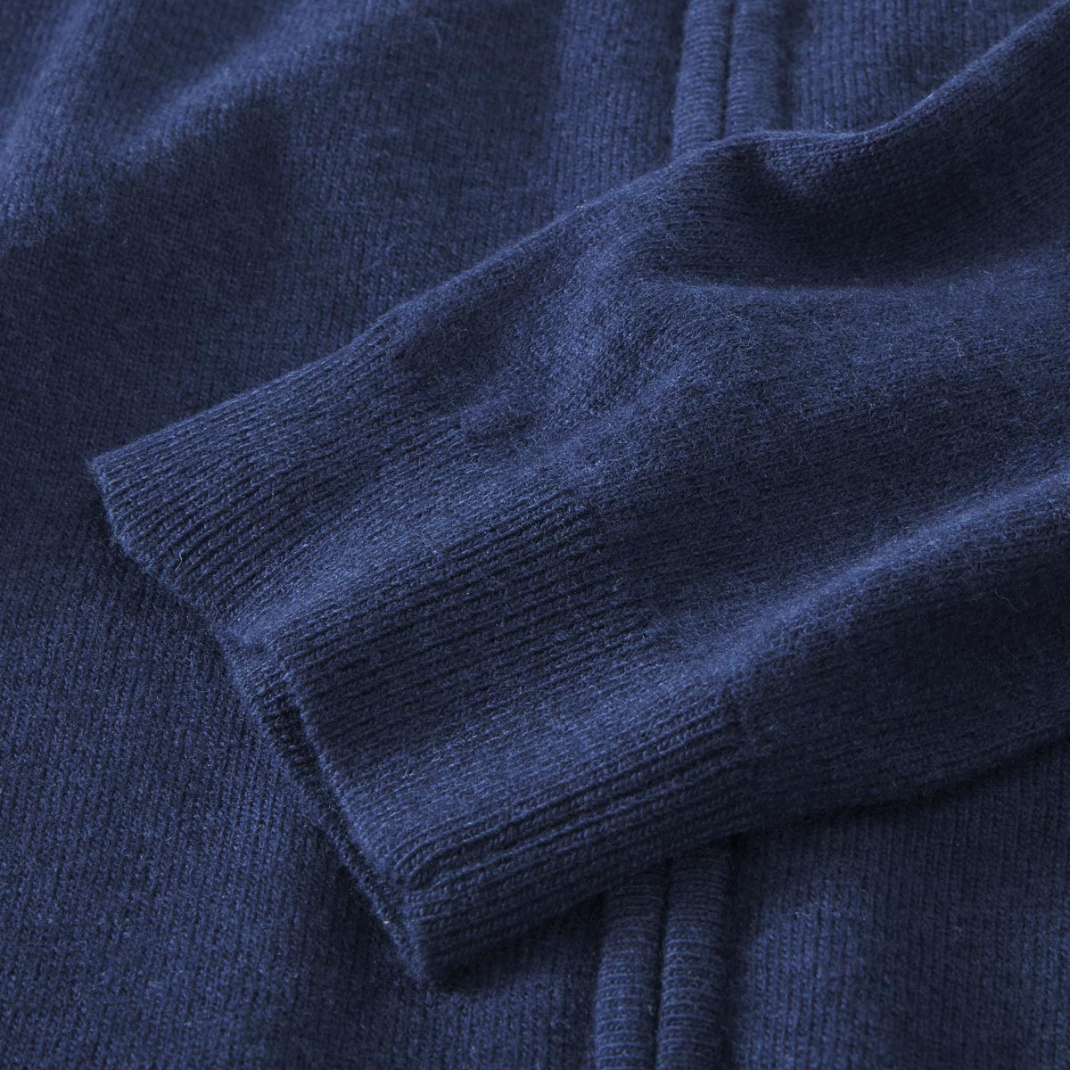 Gant Feinstrickjacke mit Lammwolle marine