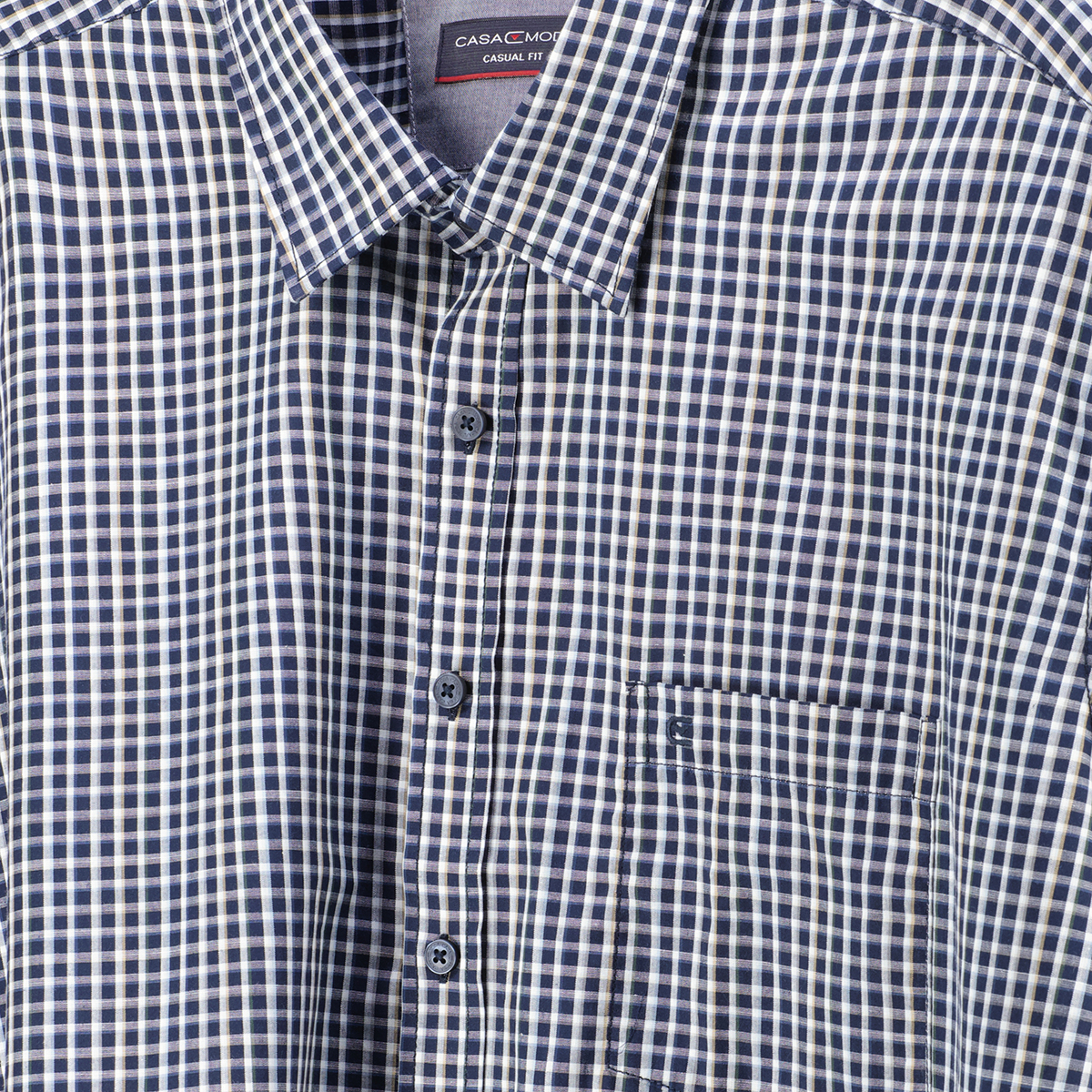 CASA MODA Freizeithemd aus Baumwolle marine