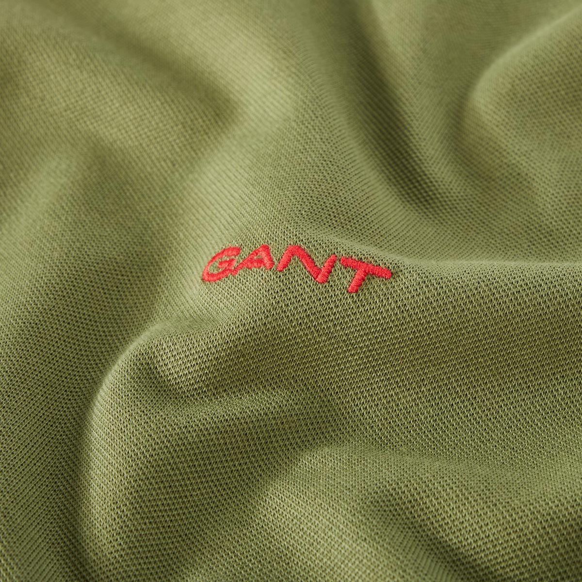 Gant Poloshirt mit Stretch grün