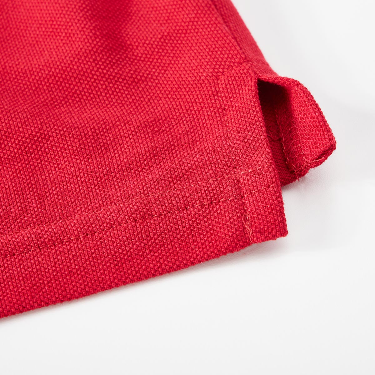 North Poloshirt aus Baumwoll-Piqué rot