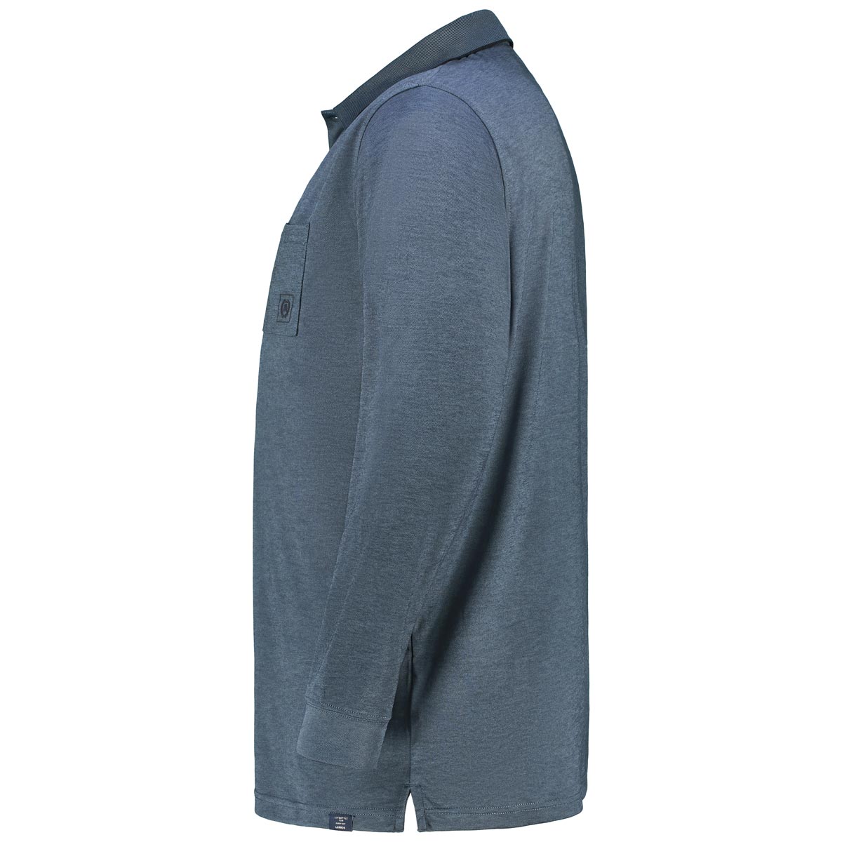 Lerros Poloshirt mit Elasthan blau