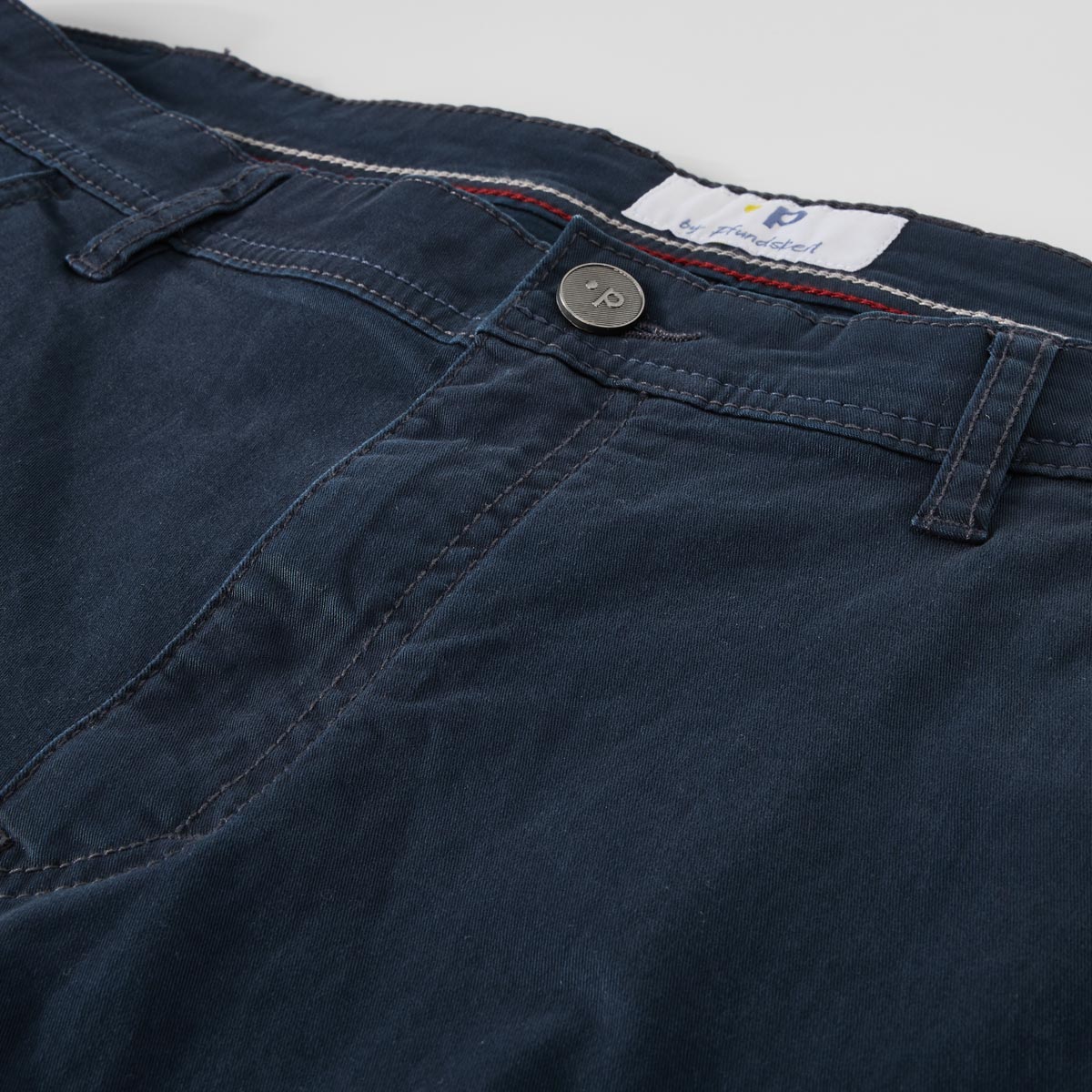 Pfundskerl Baumwollhose mit Stretch, Tapered Fit dunkelblau