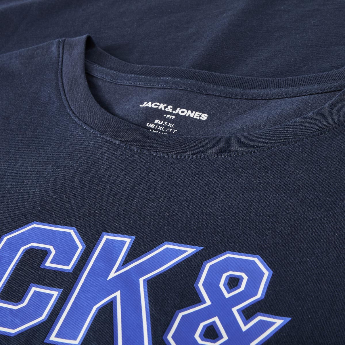 Jack&Jones T-Shirt aus Biobaumwolle blau