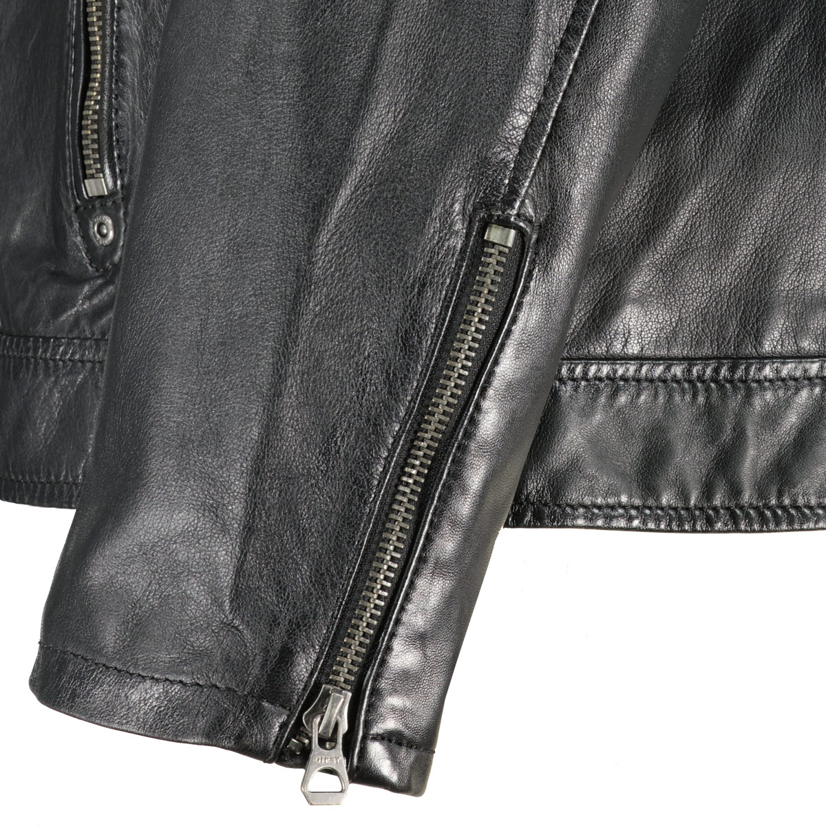 Gipsy Lederjacke im Biker-Stil schwarz