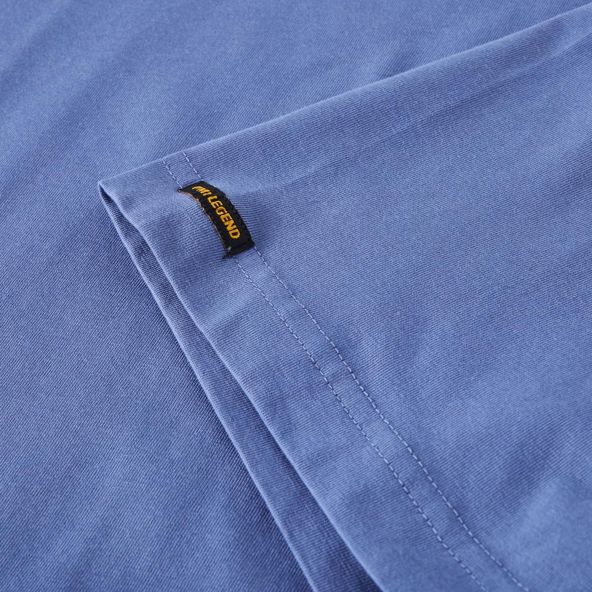 PME LEGEND T-Shirt mit Elasthan blau
