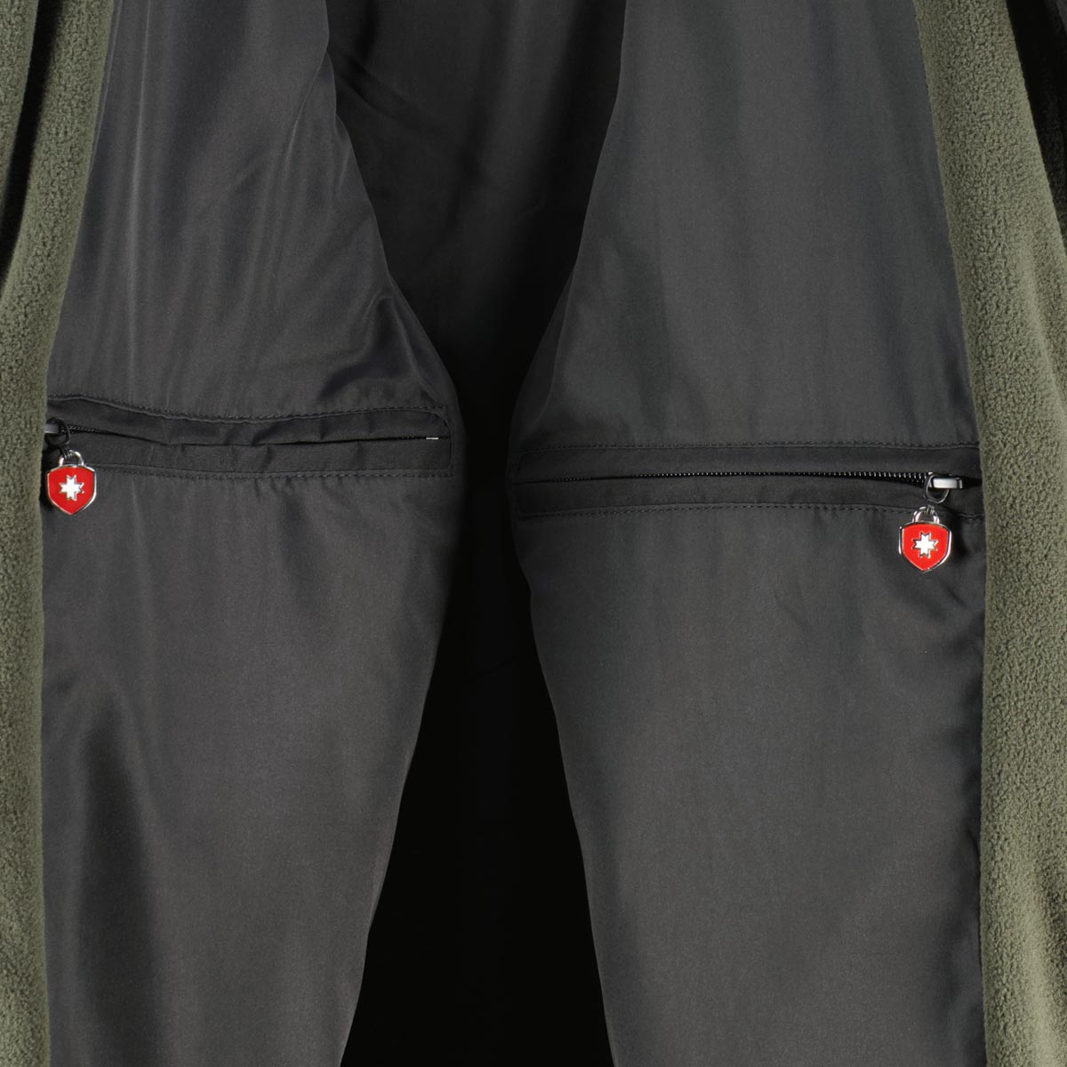 Wellensteyn Fleecejacke "Jet Jacket"  im Materialmix oliv