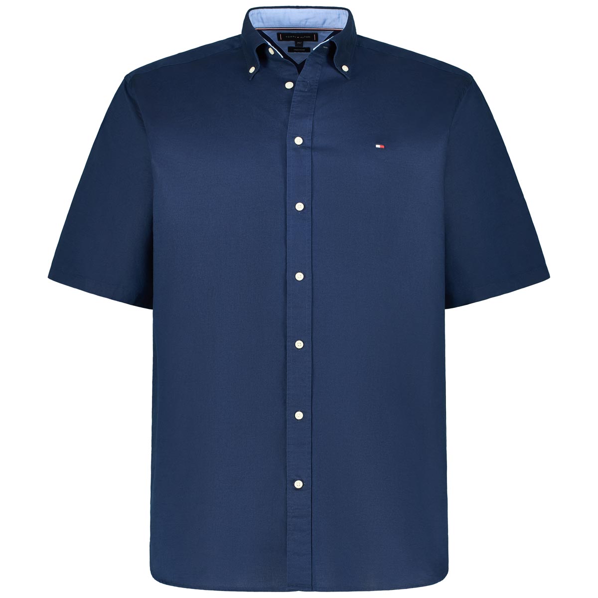 Tommy Hilfiger Freizeithemd mit Leinen Farbe dunkelblau Größe: 3XL günstig online kaufen