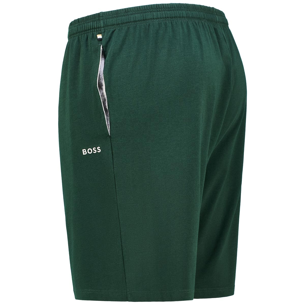 BOSS Jogging-Shorts aus Stretch-Jersey grün