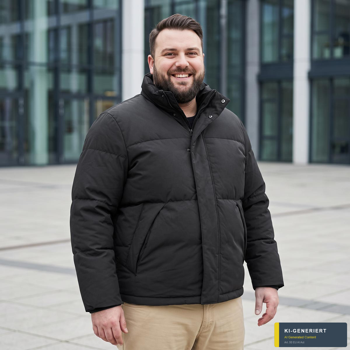Jack&Jones Steppjacke, wind- und wasserabweisen schwarz