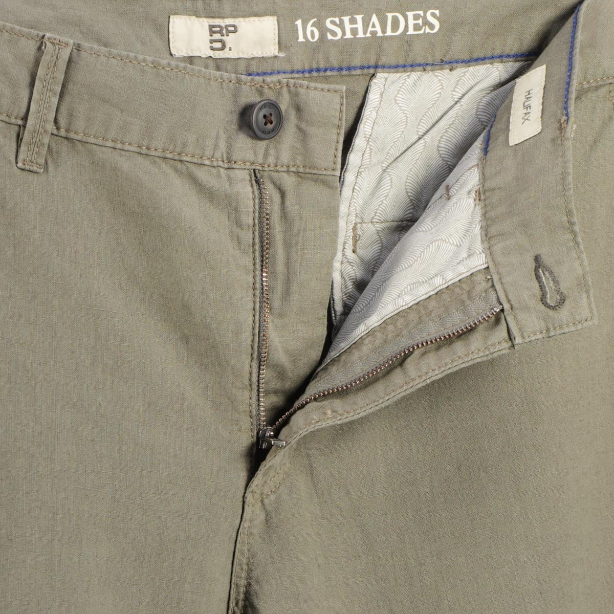 Redpoint Chinos mit Leinen oliv Redpoint Chinos mit Leinen oliv