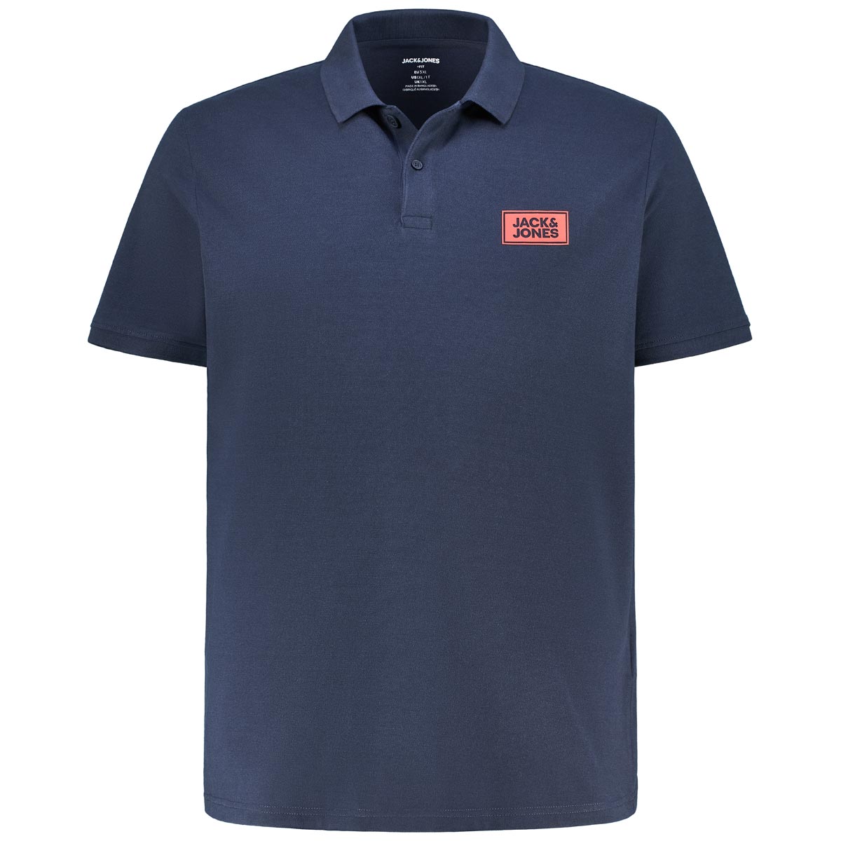 Poloshirt mit Label-Print