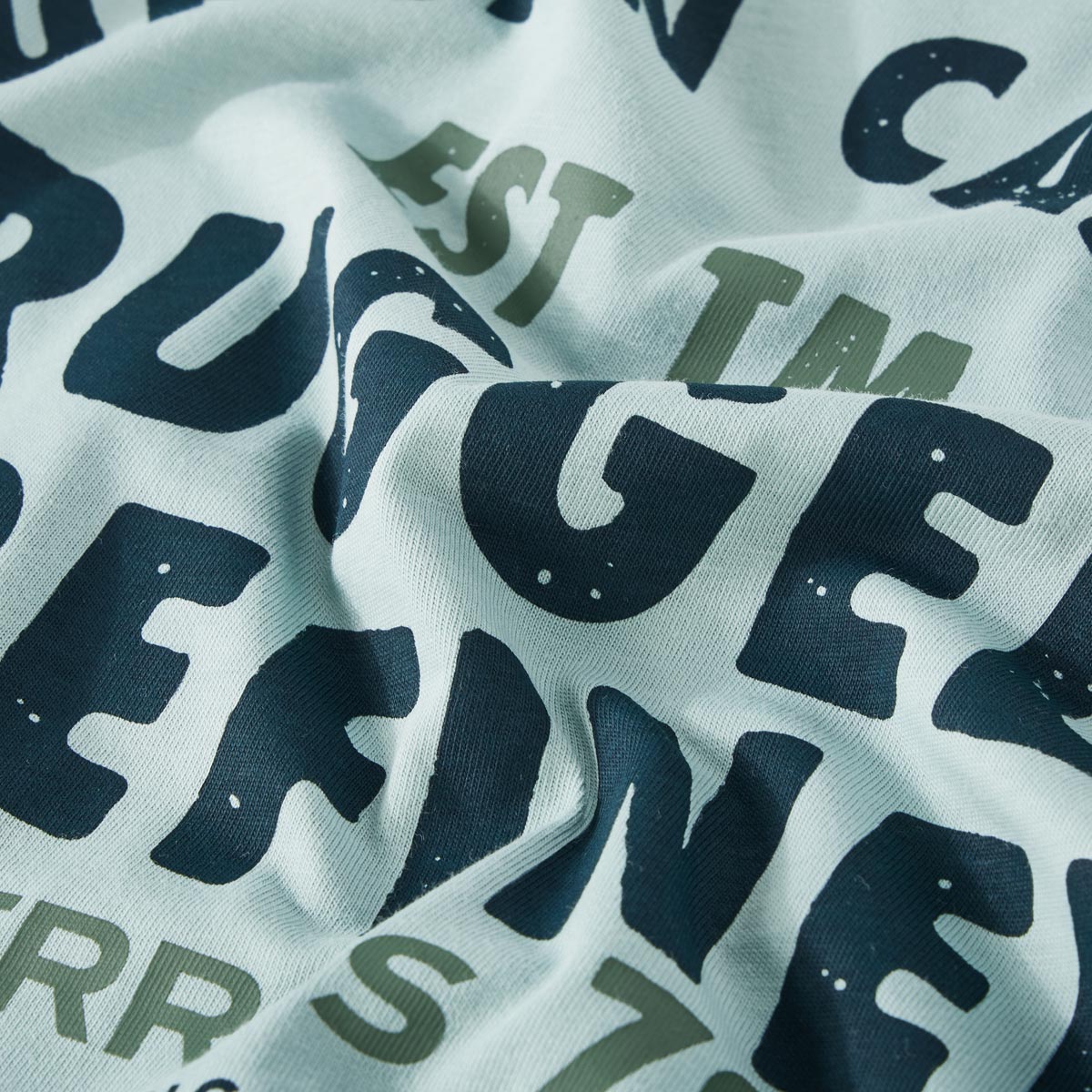 Lerros T-Shirt mit Label-Print türkis