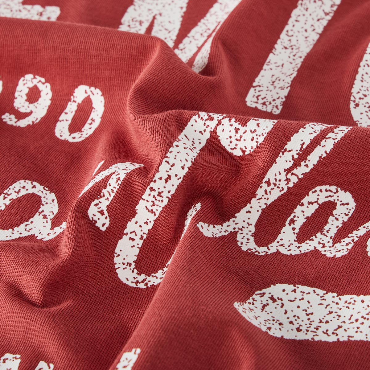 Jack&Jones T-Shirt mit Motiv-Print rot