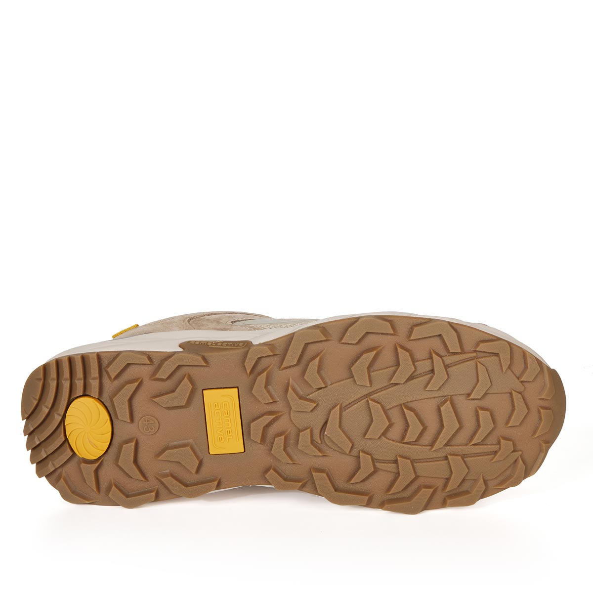 camel active Sneaker "Cross Country" aus Leder beige