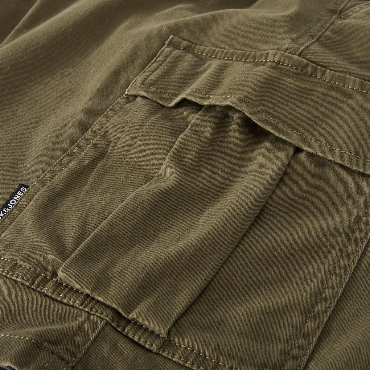 Jack&Jones Stretch-Cargo-Shorts "Dylan" oliv