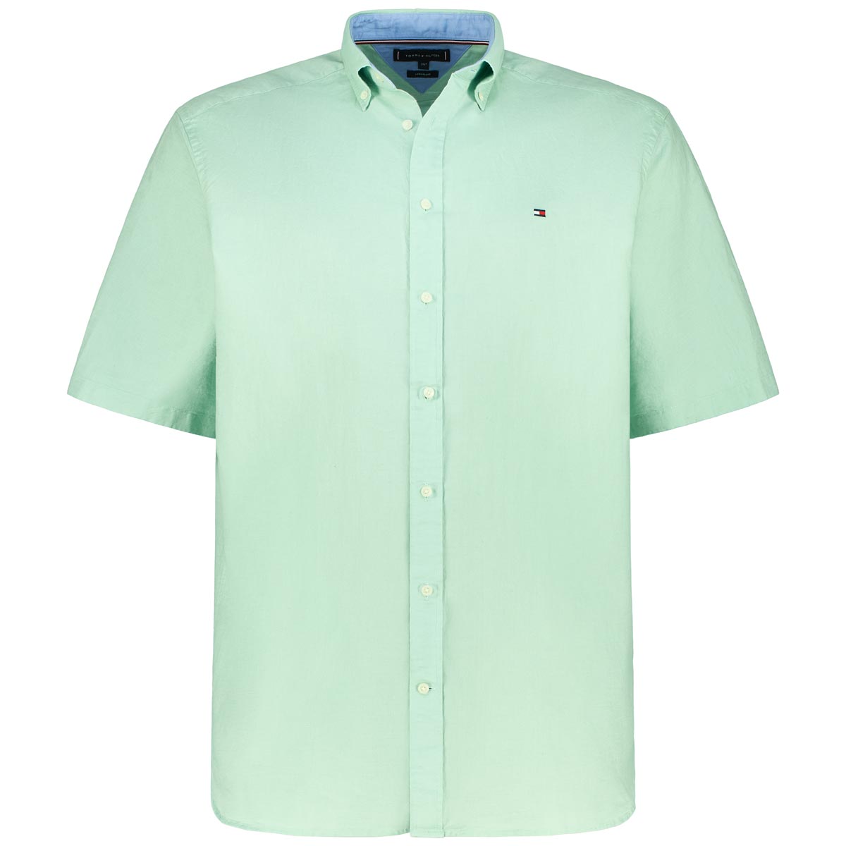 Tommy Hilfiger Freizeithemd mit Leinen Farbe mint Größe: 3XL günstig online kaufen