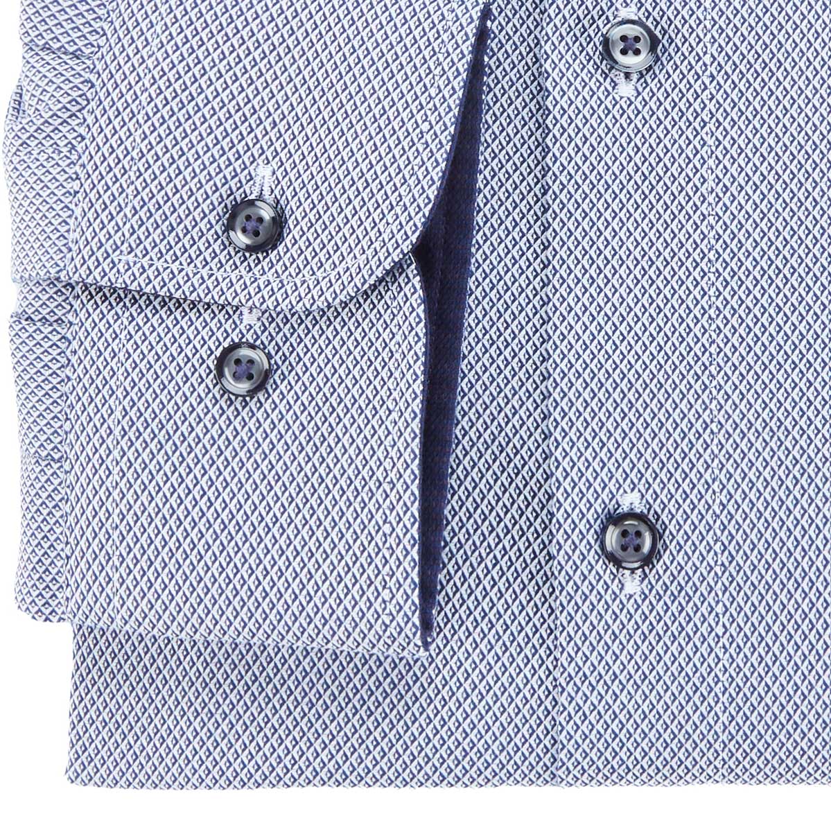 CASA MODA Businesshemd aus Biobaumwolle, langarm blau