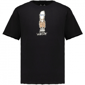 T-Shirt mit Motiv-Print schwarz_0200 | 3XL
