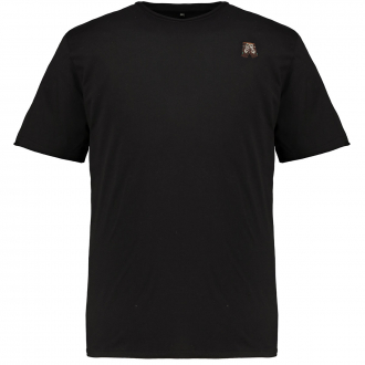 T-Shirt aus Biobaumwolle mit bayer. Motiv-Stickerei schwarz_0200 | 3XL