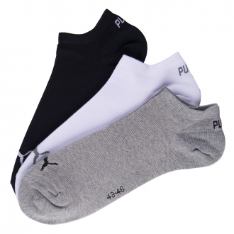3er-Pack Sneaker-Socken grau/schwarz_882 | 43-46