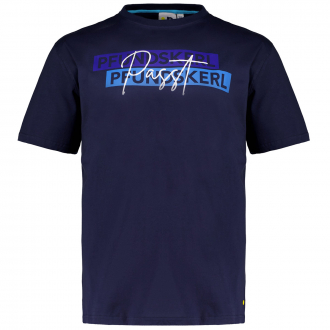 T-Shirt mit Print "Pfundskerl" dunkelblau_547 | 3XL