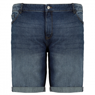 5-Pocket Jeansshorts mit Stretch dunkelblau_4482 | W44