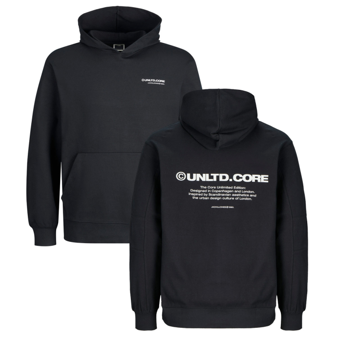 Jack&Jones Hoodie mit Print auf Vorder- und Rückseite günstig online kaufen