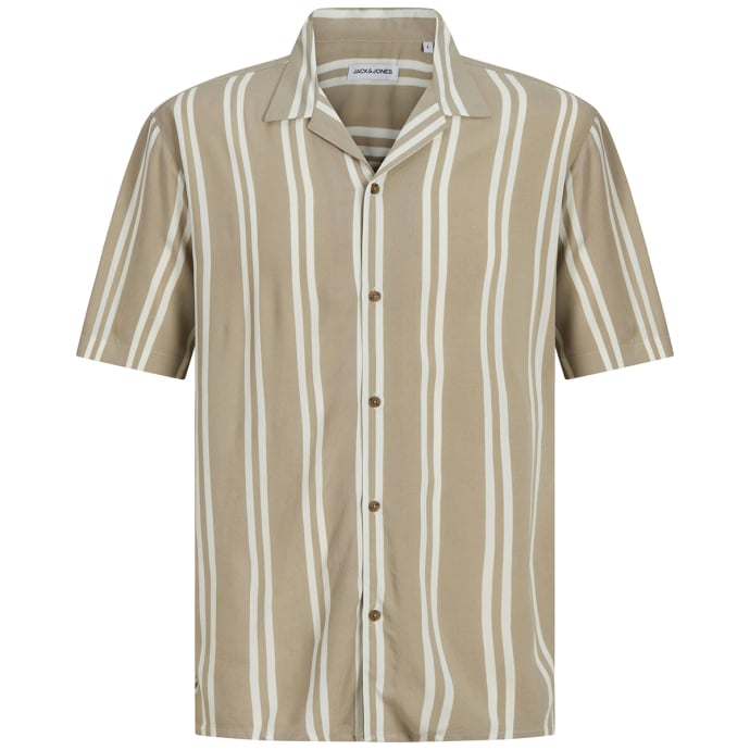 Jack & Jones PlusSize Kurzarmhemd "JJEJEFF STRIPE RESORT SHIRT SS SN PLS" günstig online kaufen