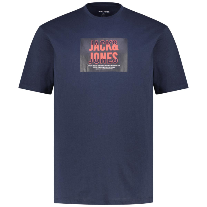 Jack & Jones PlusSize Rundhalsshirt "JJHUDSON TEE SS CREW NECK PLS" günstig online kaufen