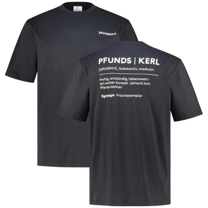 Pfundskerl T-Shirt mit Print auf Vorder-und Rückseite günstig online kaufen