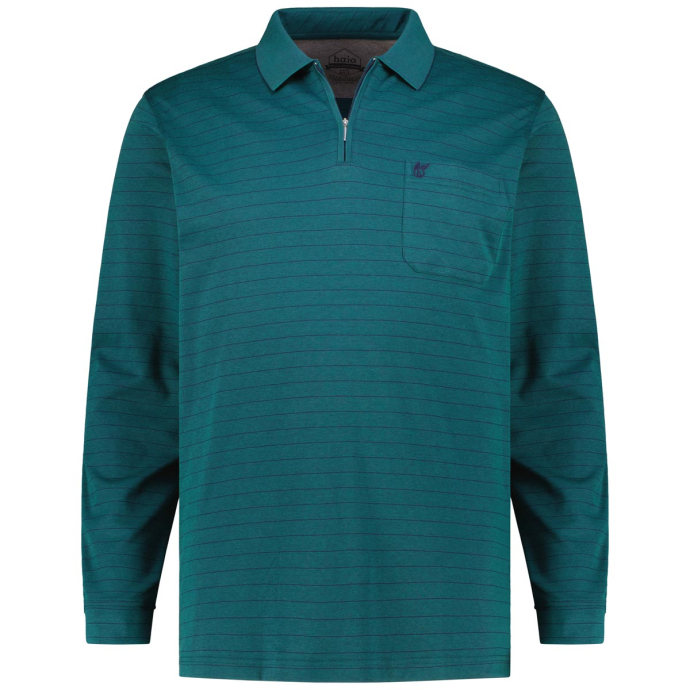 Hajo Langarm-Poloshirt, bügelleicht günstig online kaufen