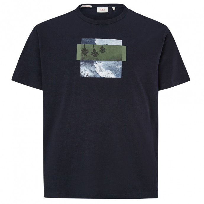 T-Shirt mit Foto-Print dunkelblau_59D1 | 3XL
