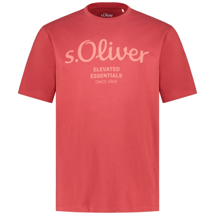 s.Oliver Kurzarmshirt T-Shirt mit Logo-Print günstig online kaufen
