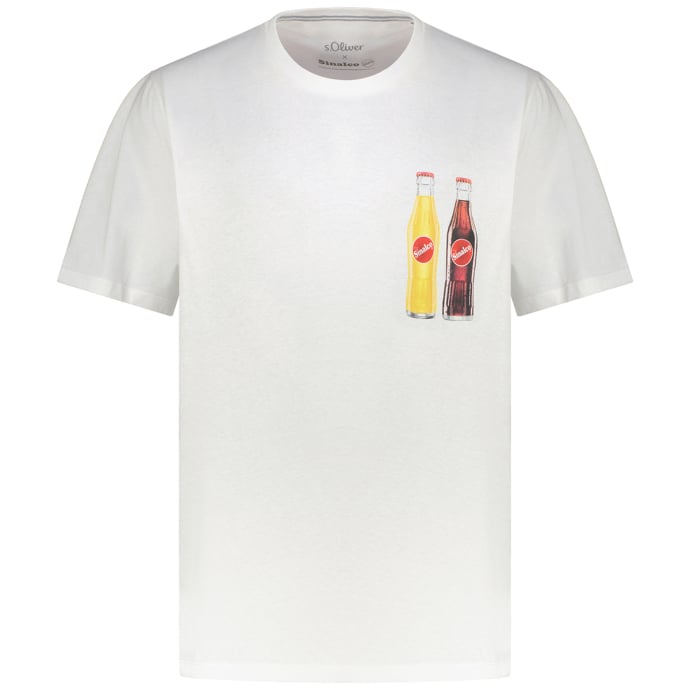 s.Oliver Kurzarmshirt Jersey-T-Shirt mit Sinalco®-Print Artwork günstig online kaufen
