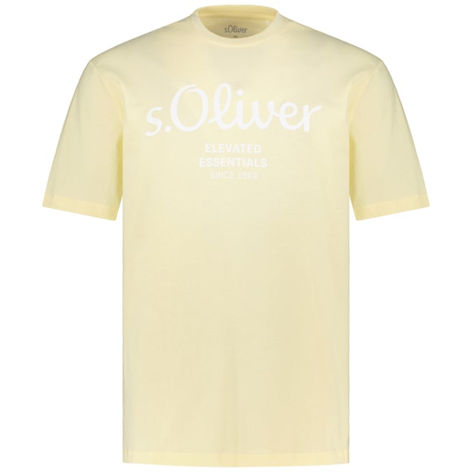 s.Oliver T-Shirt mit Label-Print günstig online kaufen