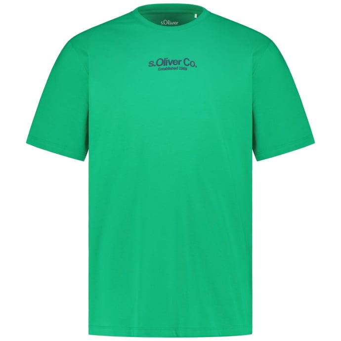 s.Oliver T-Shirt mit Label-Print günstig online kaufen