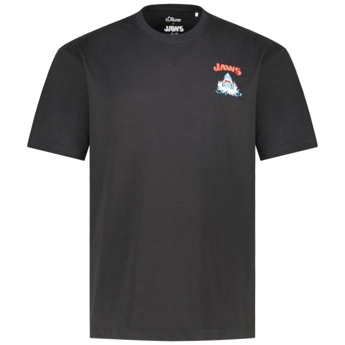 s.Oliver T-Shirt mit Hai-Motiv günstig online kaufen