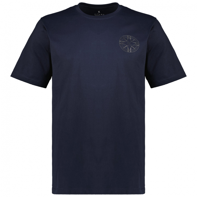 T-Shirt mit Logo-Print marine_10708 | 3XL