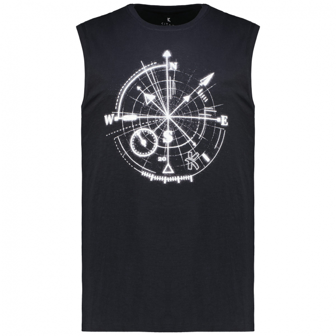 T-Shirt mit Print schwarz_10906 | 3XL