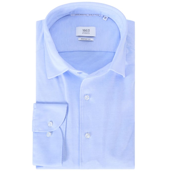 ETERNA Businesshemd aus Jersey, langarm, bügelfrei günstig online kaufen