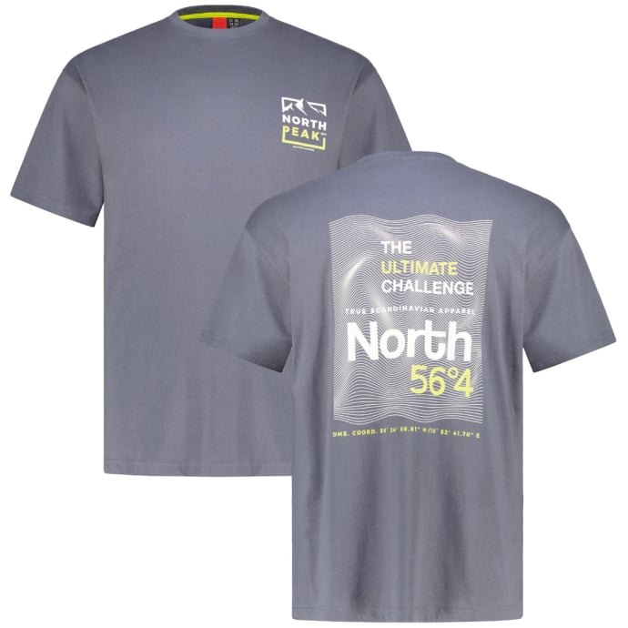 North T-Shirt mit Print auf Vorder- und Rückseite günstig online kaufen