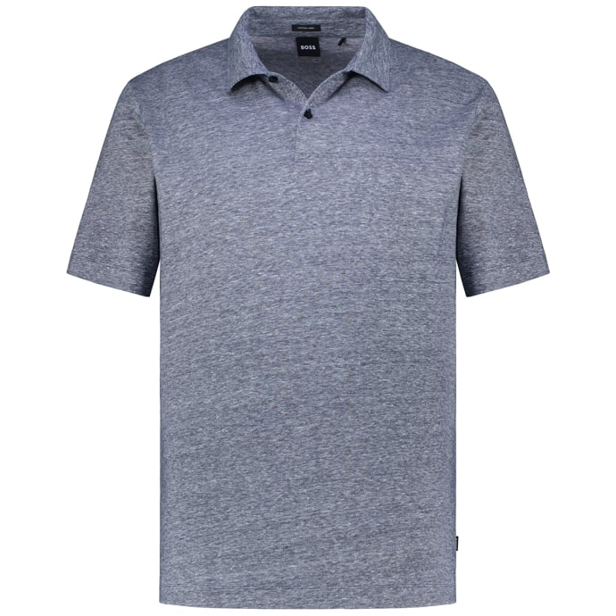 BOSS Poloshirt aus Leinenmischung günstig online kaufen