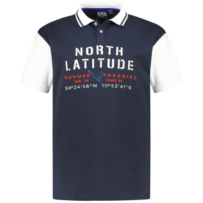 north 56 4 Poloshirt Poloshirt von North Latitude in Herren Übergrößen, Bla günstig online kaufen