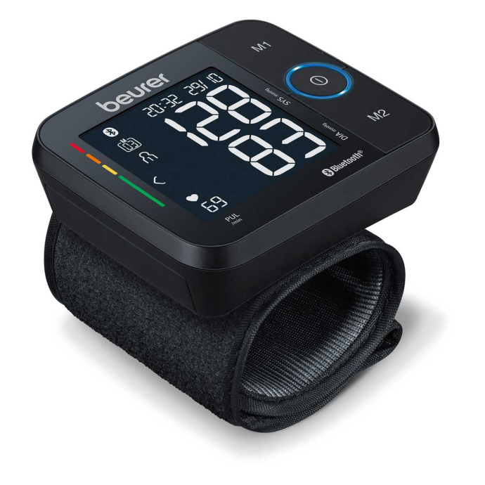 Beurer Handgelenk-Blutdruckmessgerät Bluetooth