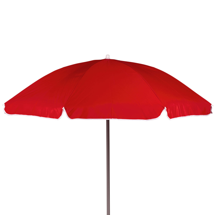 Sonnenschirm mit Knickarm, 200 cm Durchmesser rot_50 | One Size