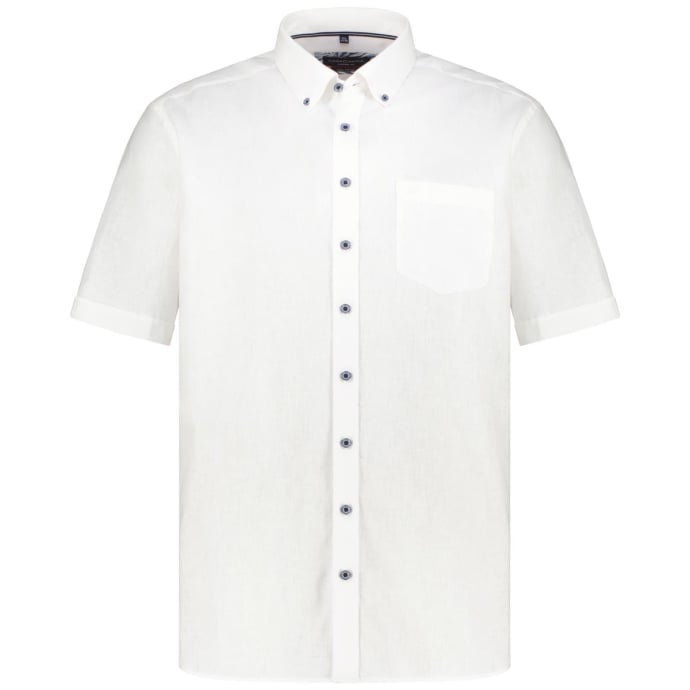 CASA MODA Freizeithemd mit Leinen, Short Style günstig online kaufen