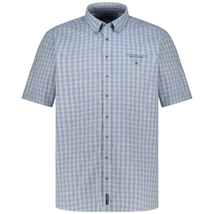 CASA MODA Kariertes Freizeithemd, Short Style günstig online kaufen