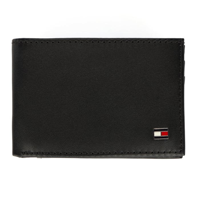 Tommy Hilfiger Geldbörse aus Nappaleder, 12,5 cm x 10 cm günstig online kaufen